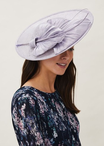 Phase Eight Dawn Silk Bow Fascinator Hats Lavender Australia | FN7842510